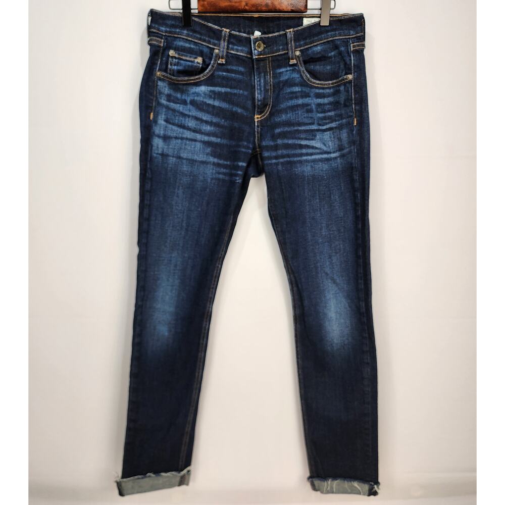 Rag & Bone Dre Slim Fit Boyfriend Frayed Hem in Yesler 27